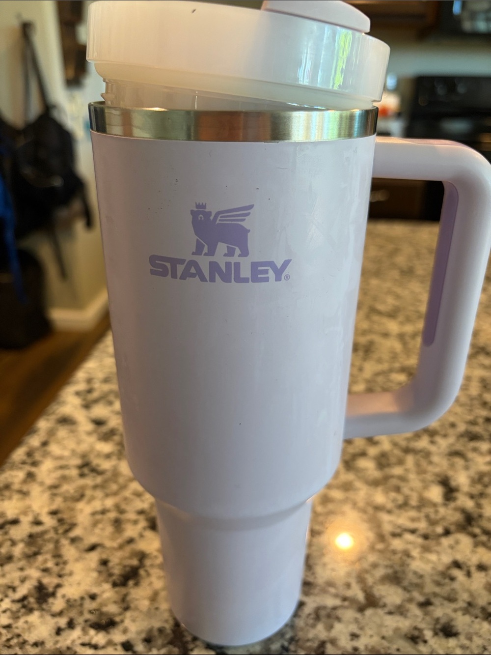 Stanley Pale Lavender Insulated Travel Mug with Handle